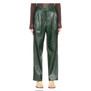 The Frankie Shop Black Pernille Faux-Leather Pants S